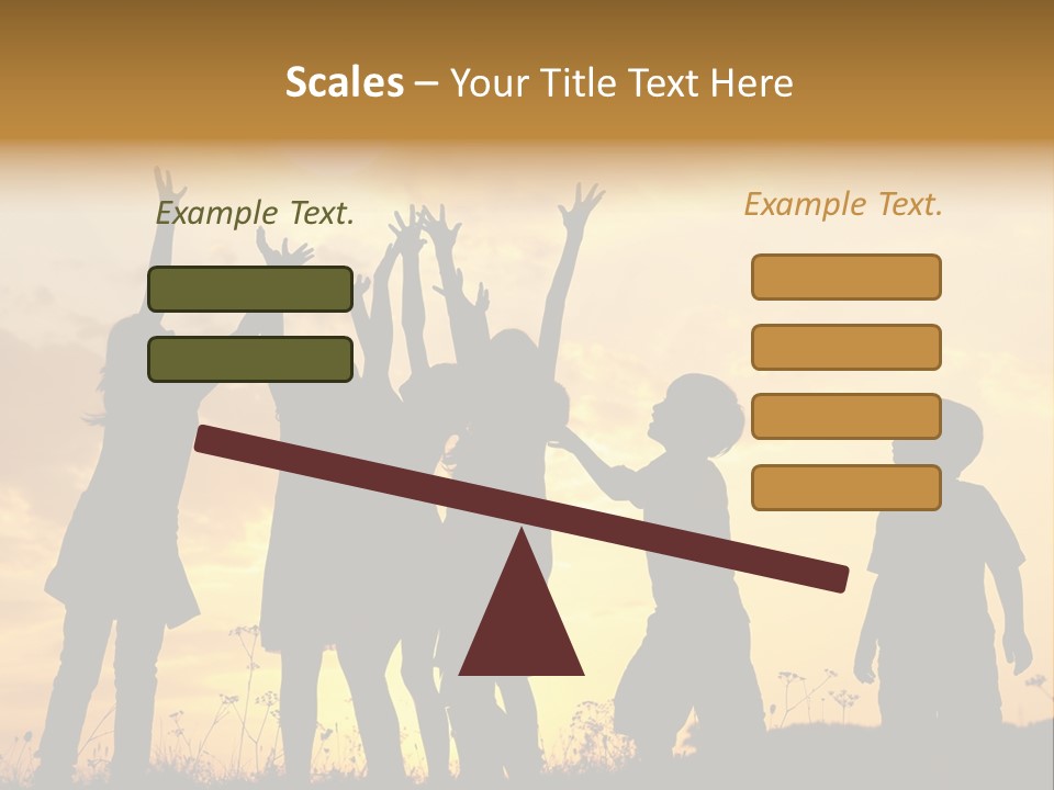 Boy Grass Catch PowerPoint Template