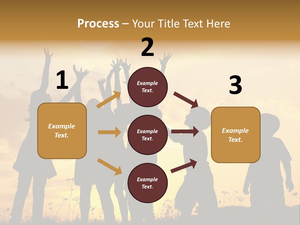 Boy Grass Catch PowerPoint Template