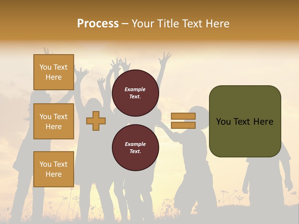 Boy Grass Catch PowerPoint Template