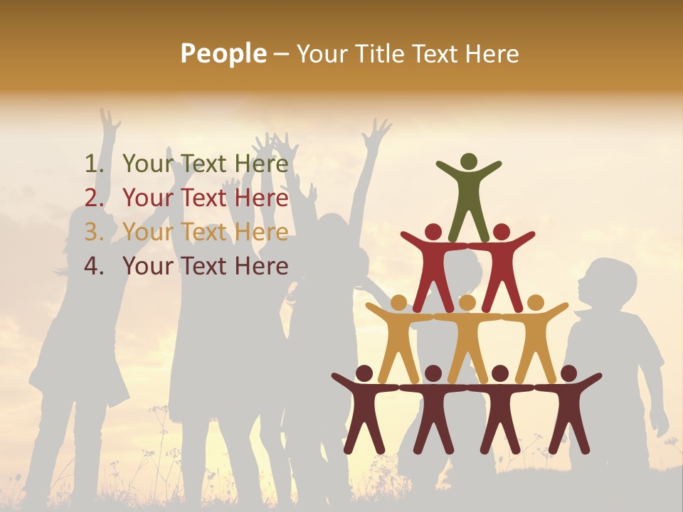 Boy Grass Catch PowerPoint Template