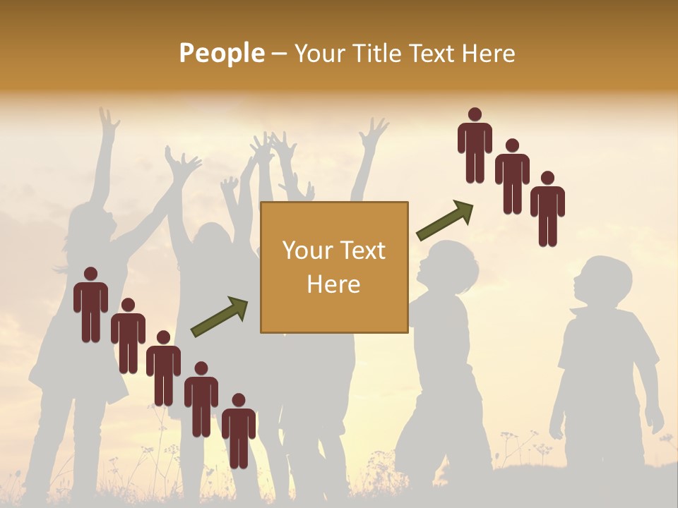 Boy Grass Catch PowerPoint Template