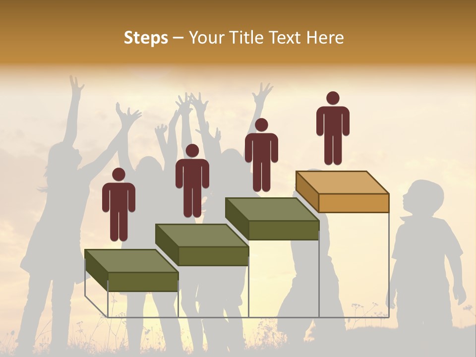 Boy Grass Catch PowerPoint Template