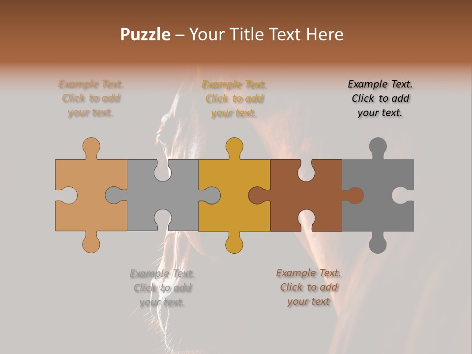 Horse Livestock Stable PowerPoint Template