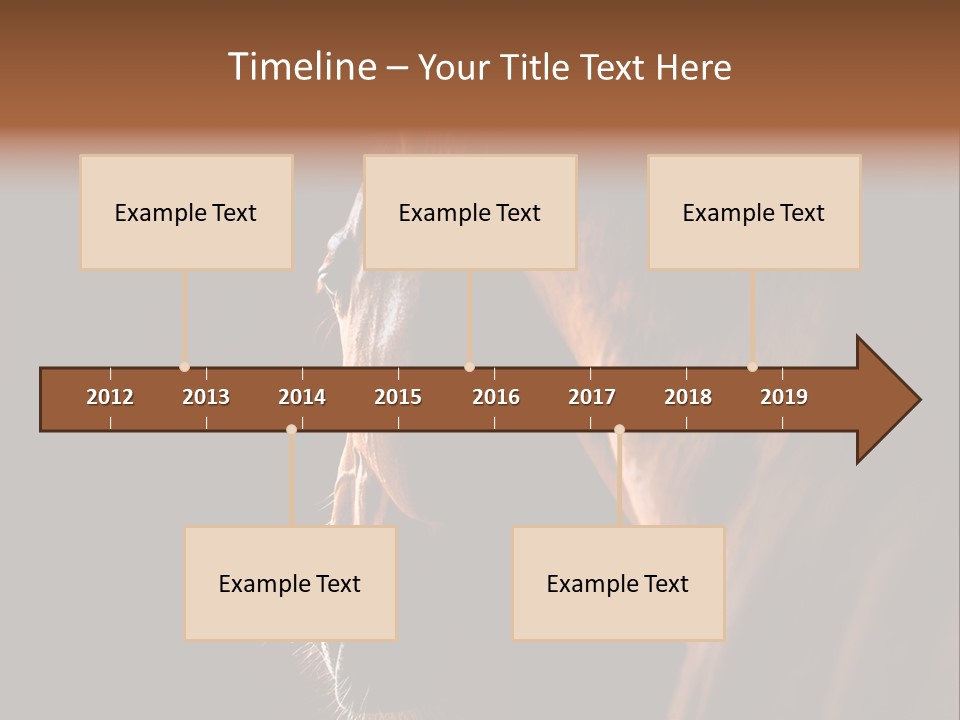 Horse Livestock Stable PowerPoint Template