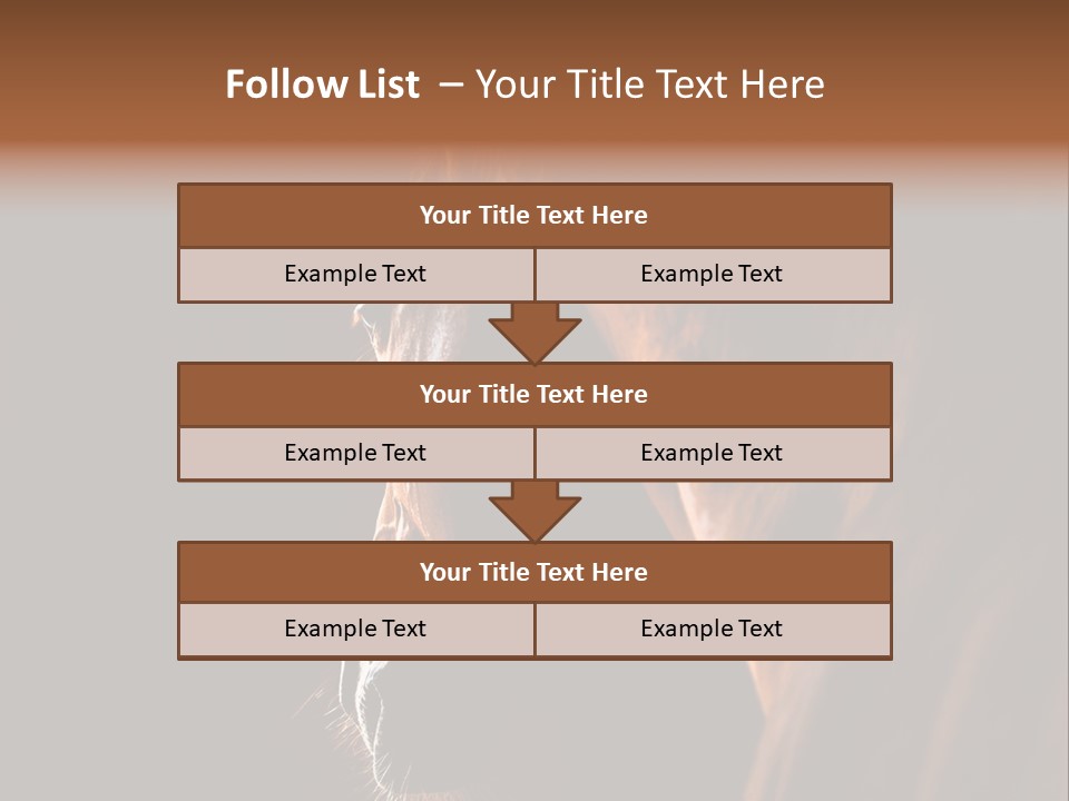 Horse Livestock Stable PowerPoint Template