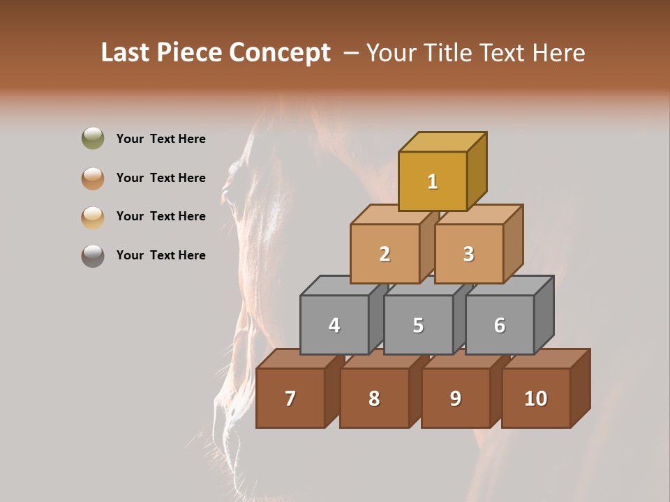Horse Livestock Stable PowerPoint Template