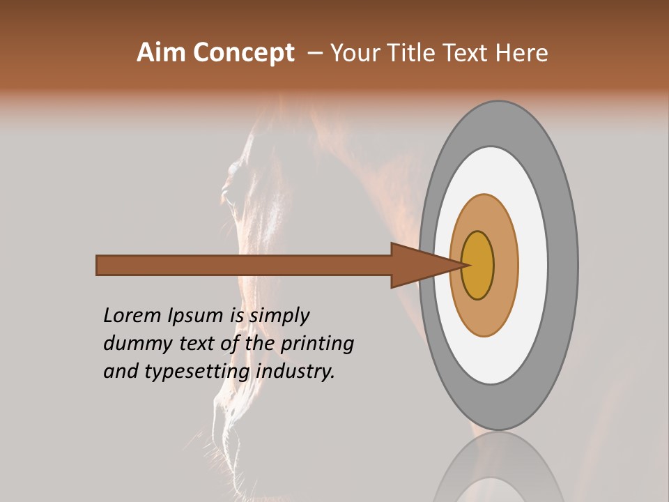 Horse Livestock Stable PowerPoint Template