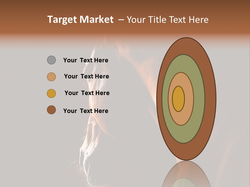 Horse Livestock Stable PowerPoint Template