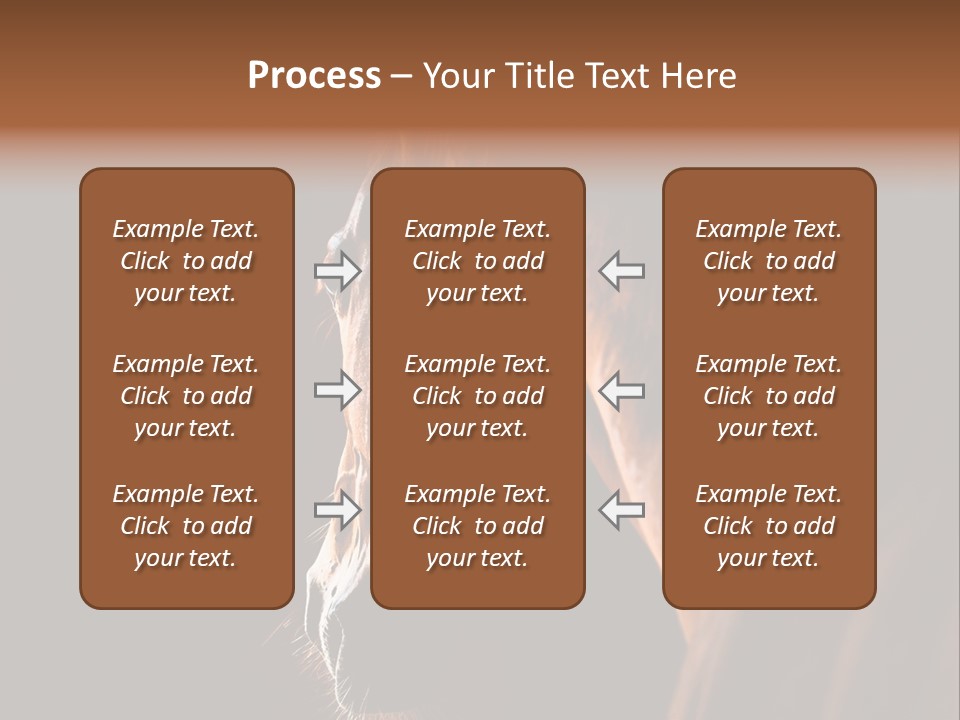 Horse Livestock Stable PowerPoint Template