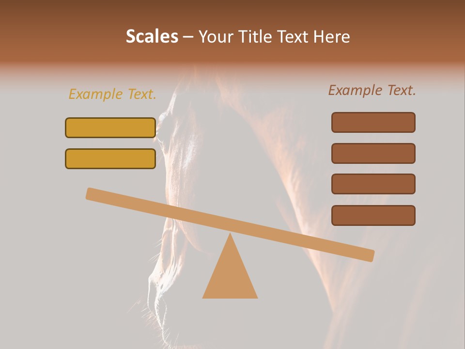 Horse Livestock Stable PowerPoint Template