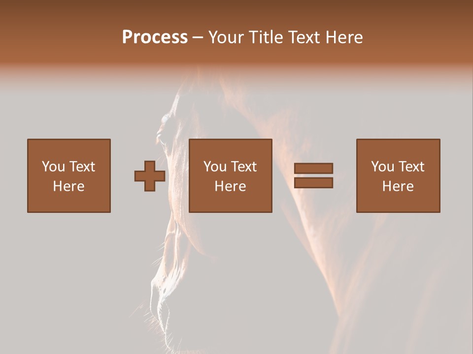 Horse Livestock Stable PowerPoint Template