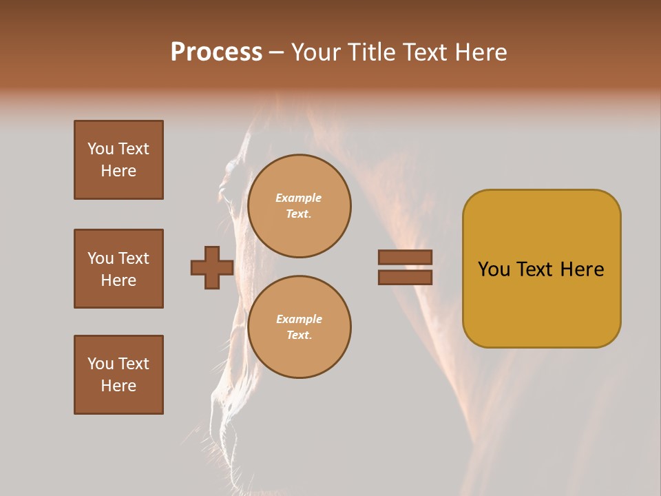 Horse Livestock Stable PowerPoint Template