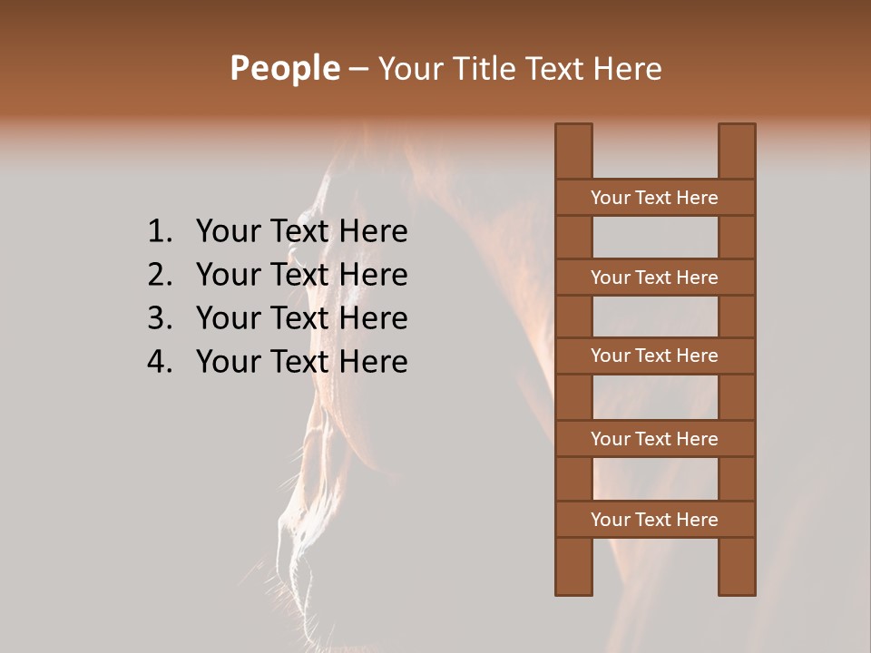 Horse Livestock Stable PowerPoint Template