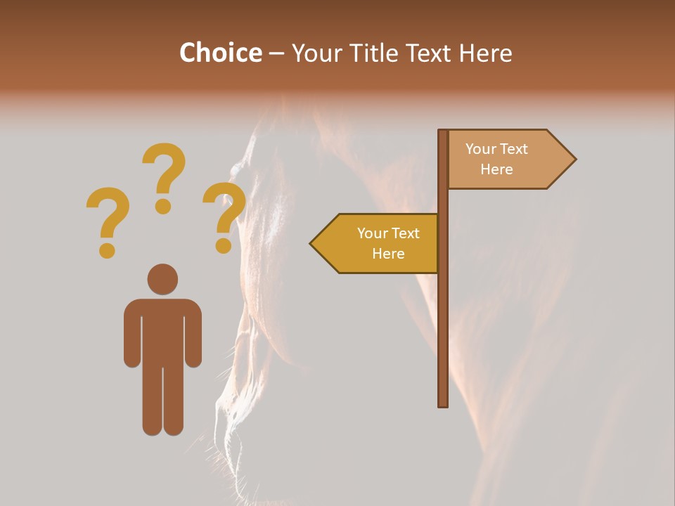 Horse Livestock Stable PowerPoint Template