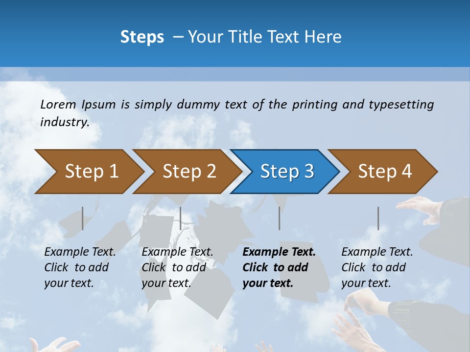 Cheer Hat Done PowerPoint Template