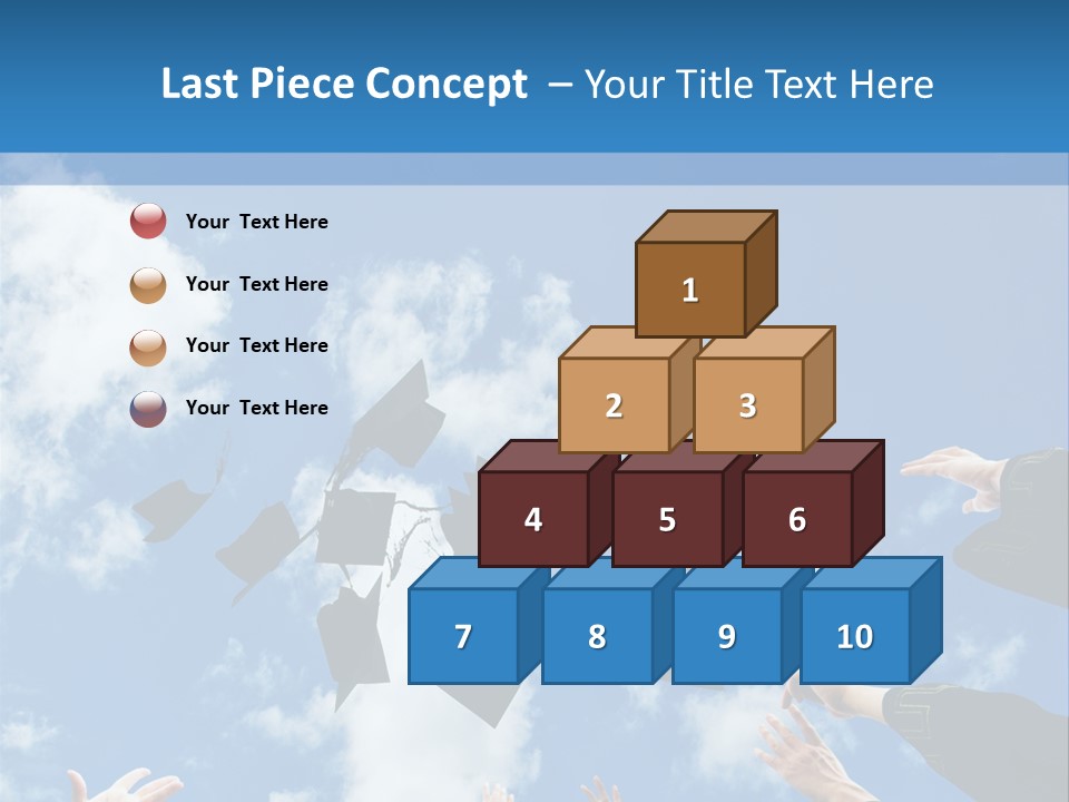 Cheer Hat Done PowerPoint Template