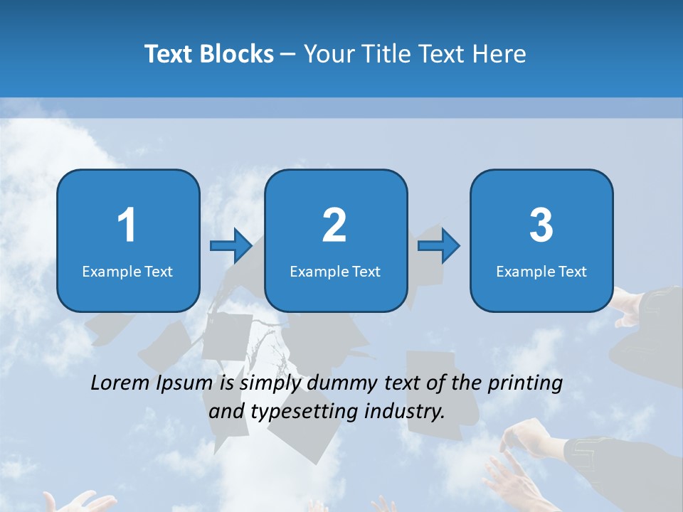 Cheer Hat Done PowerPoint Template