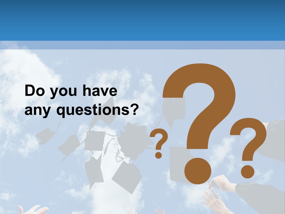 Cheer Hat Done PowerPoint Template