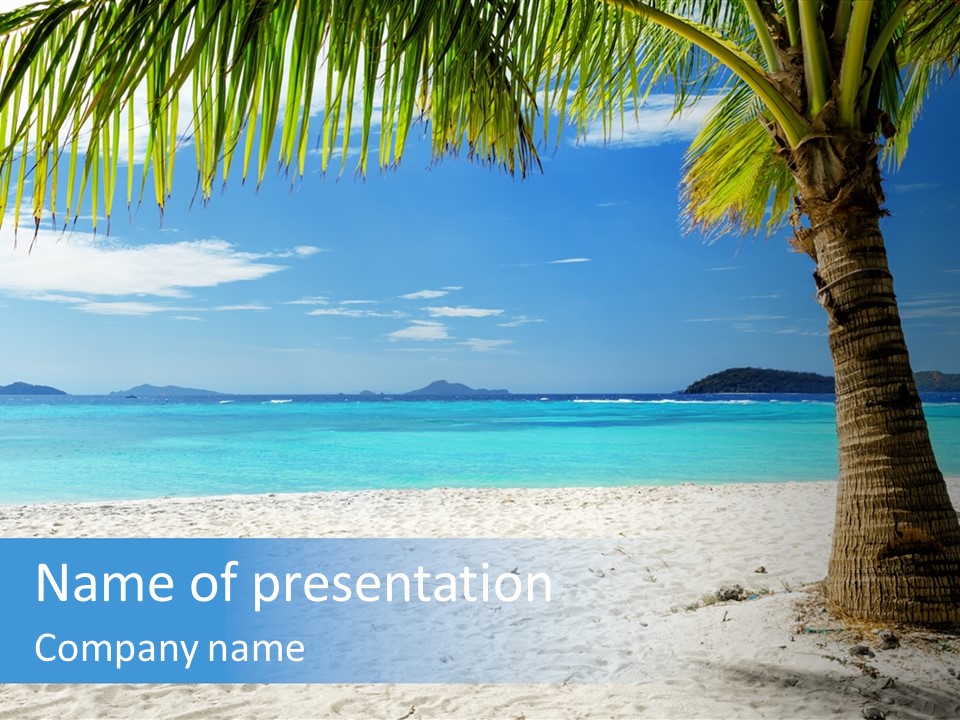 Coast Exotic Resort PowerPoint Template