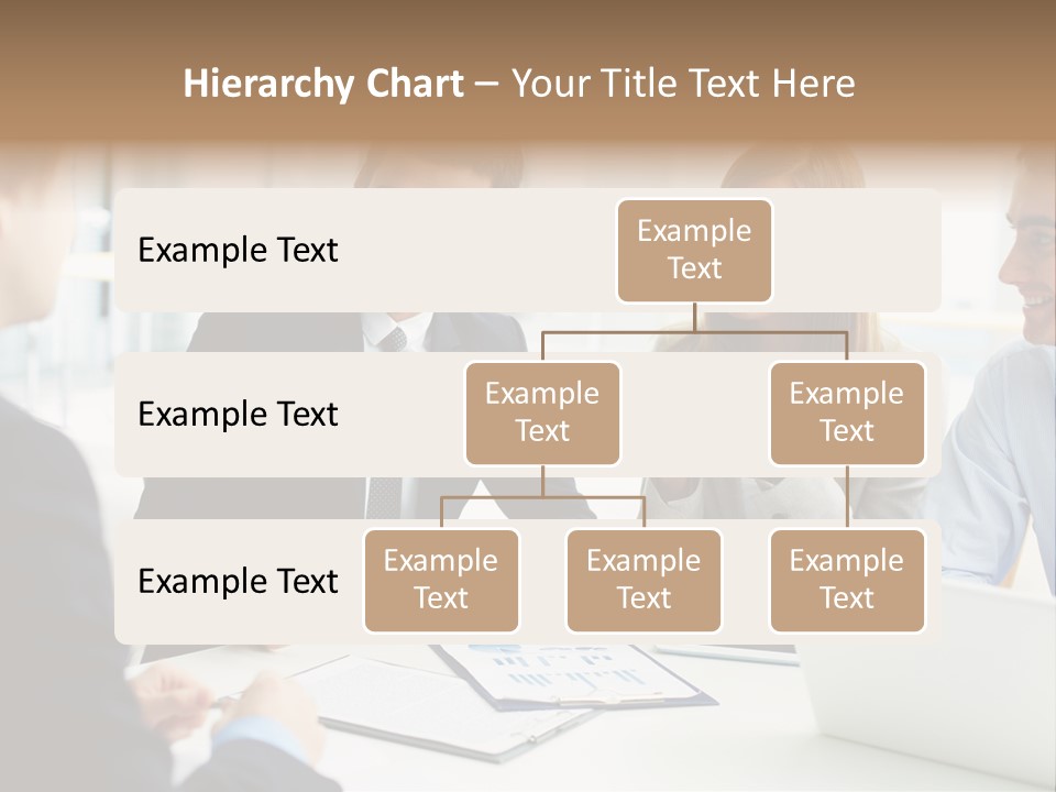 Positive Handsome Female PowerPoint Template