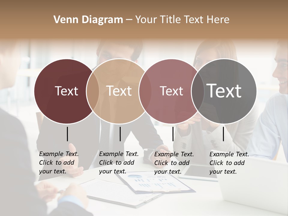 Positive Handsome Female PowerPoint Template
