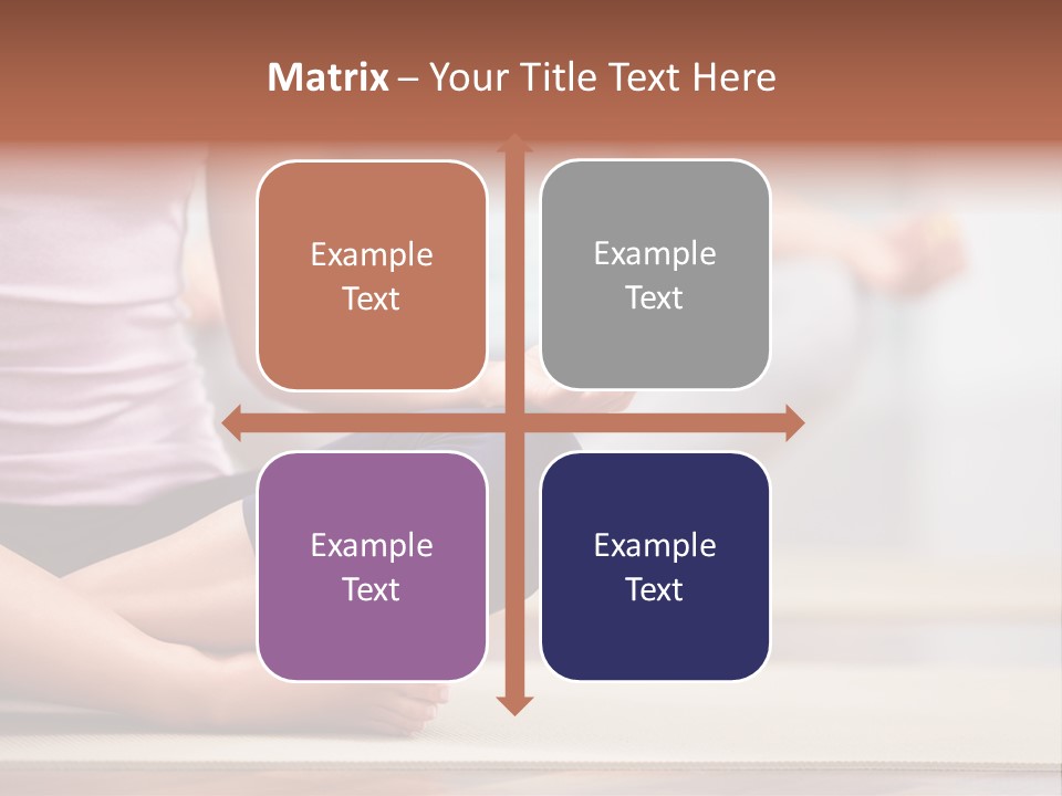 Indoors Exercise Young PowerPoint Template