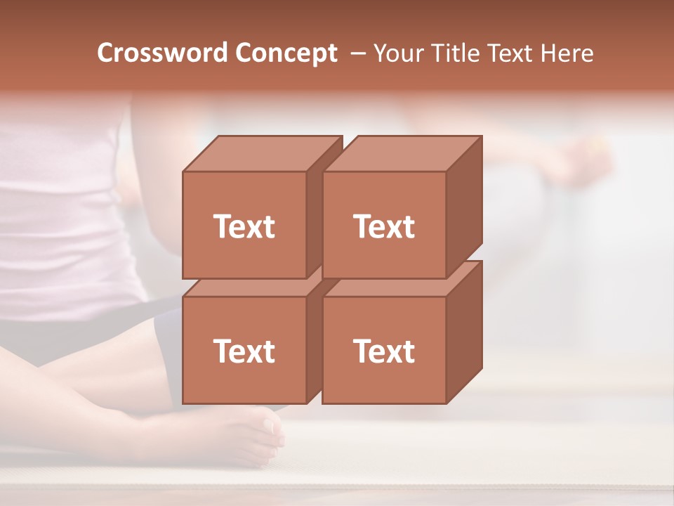 Indoors Exercise Young PowerPoint Template