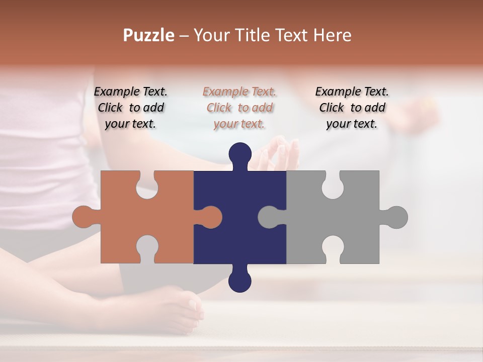 Indoors Exercise Young PowerPoint Template