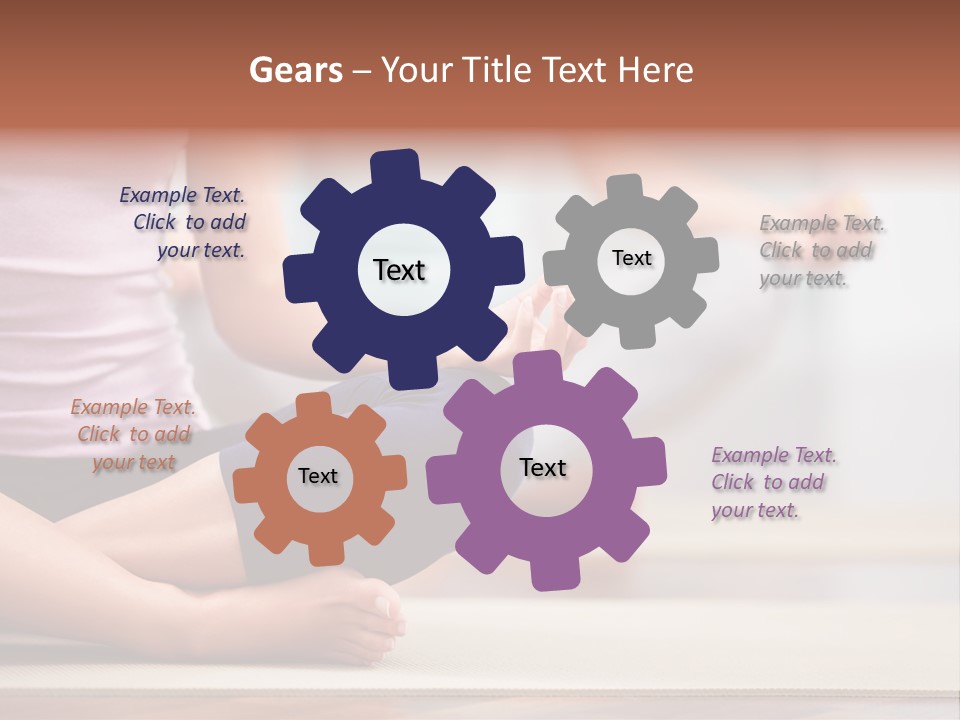 Indoors Exercise Young PowerPoint Template