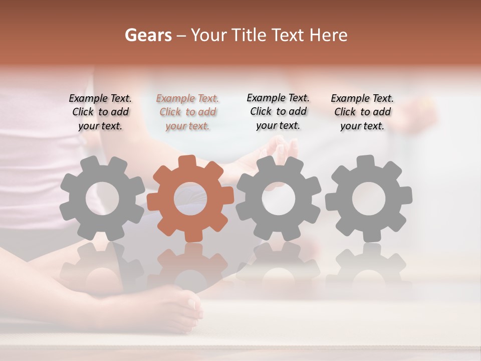 Indoors Exercise Young PowerPoint Template