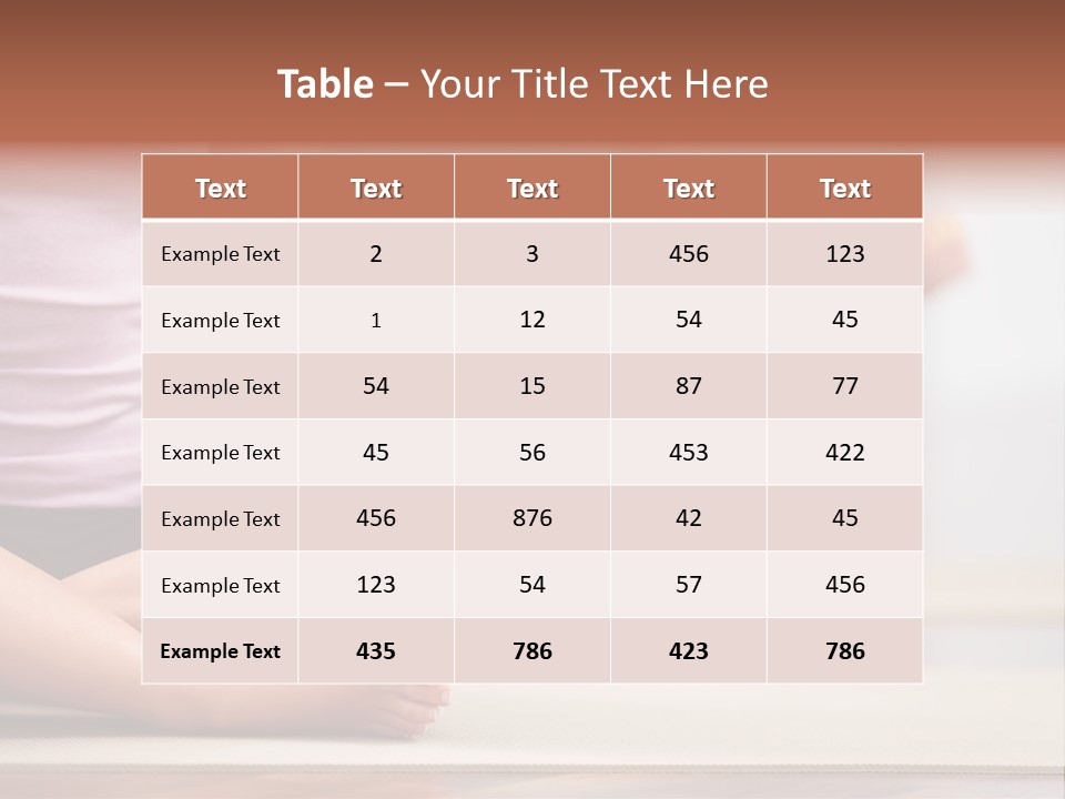 Indoors Exercise Young PowerPoint Template