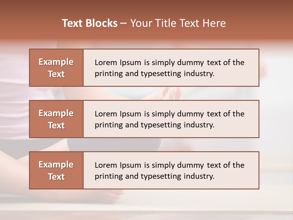 Indoors Exercise Young PowerPoint Template