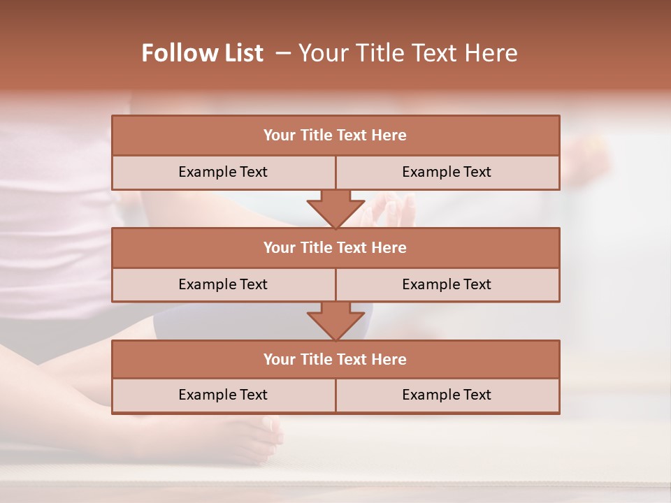 Indoors Exercise Young PowerPoint Template