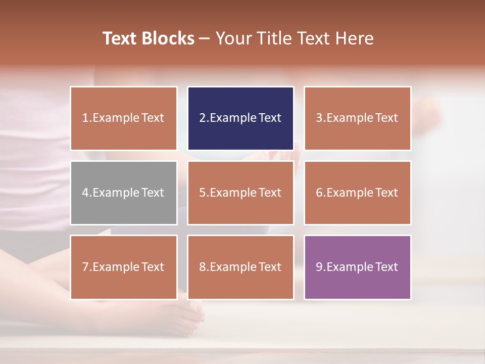 Indoors Exercise Young PowerPoint Template