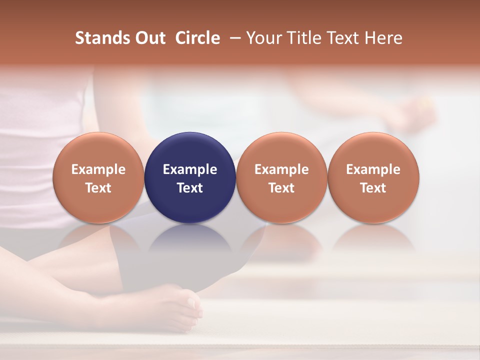 Indoors Exercise Young PowerPoint Template