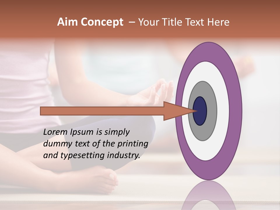 Indoors Exercise Young PowerPoint Template