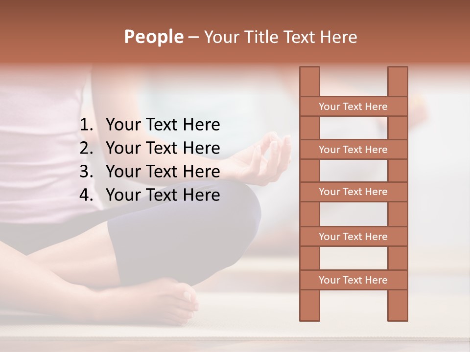 Indoors Exercise Young PowerPoint Template