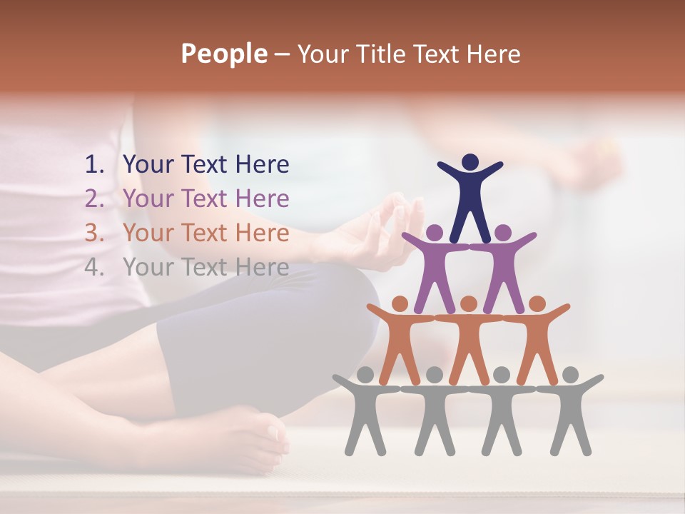 Indoors Exercise Young PowerPoint Template