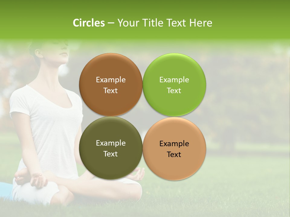 Sports Nature Concentration PowerPoint Template