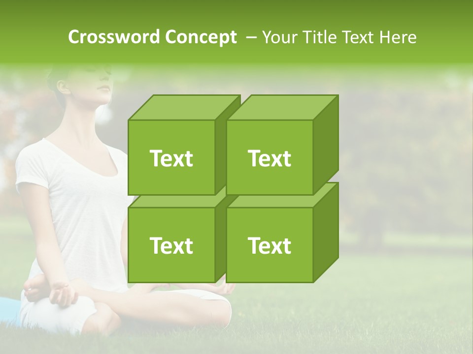 Sports Nature Concentration PowerPoint Template