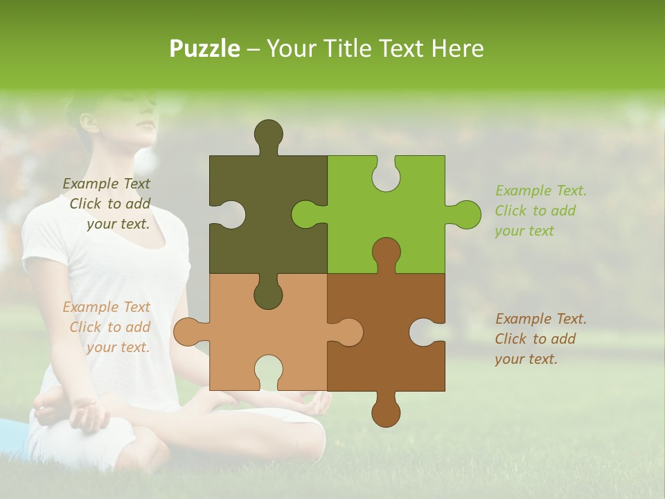 Sports Nature Concentration PowerPoint Template