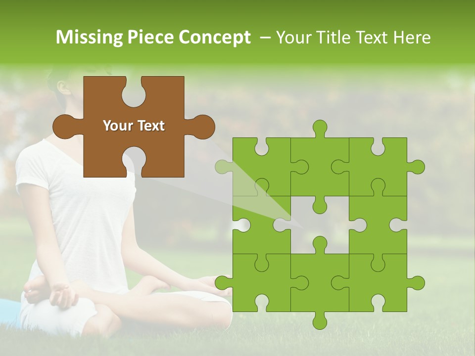 Sports Nature Concentration PowerPoint Template