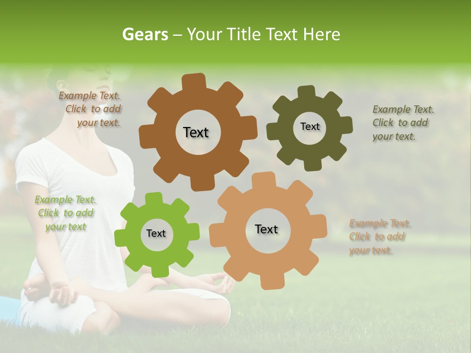 Sports Nature Concentration PowerPoint Template