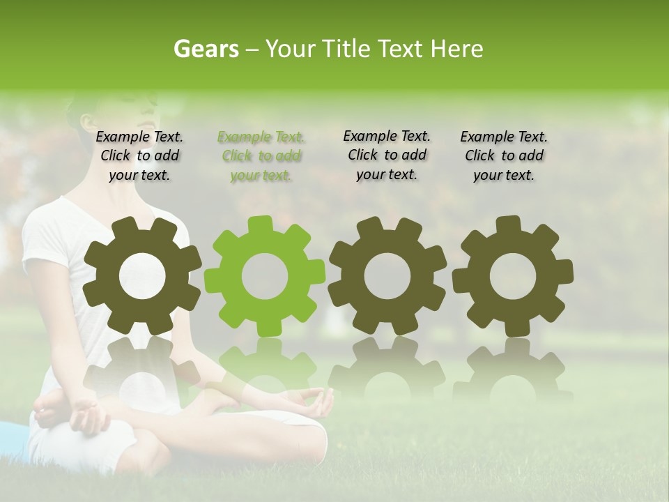 Sports Nature Concentration PowerPoint Template