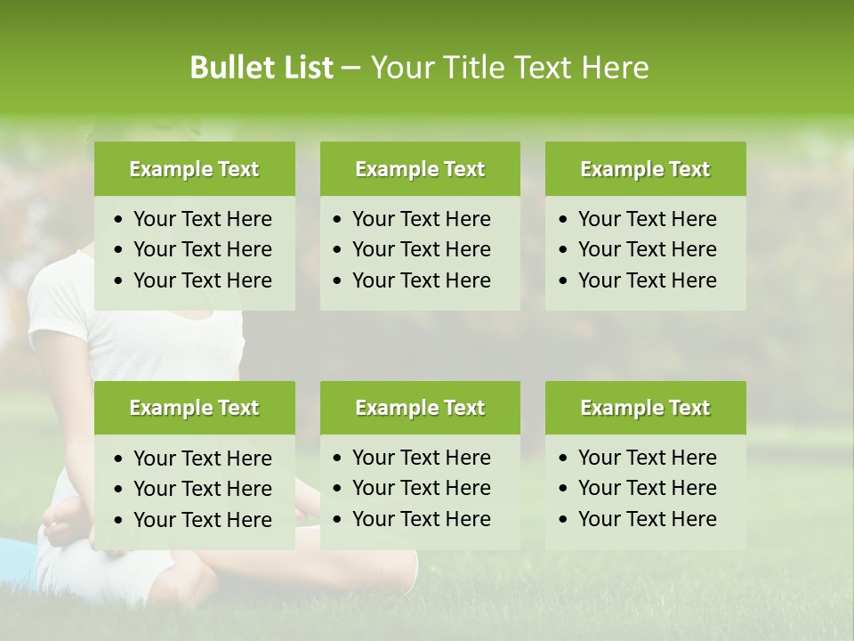 Sports Nature Concentration PowerPoint Template