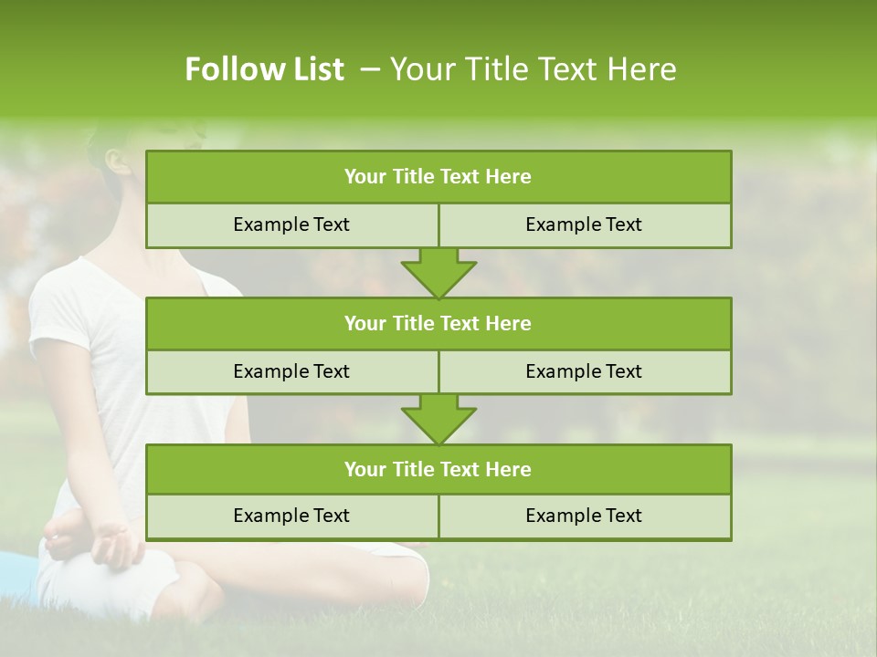 Sports Nature Concentration PowerPoint Template