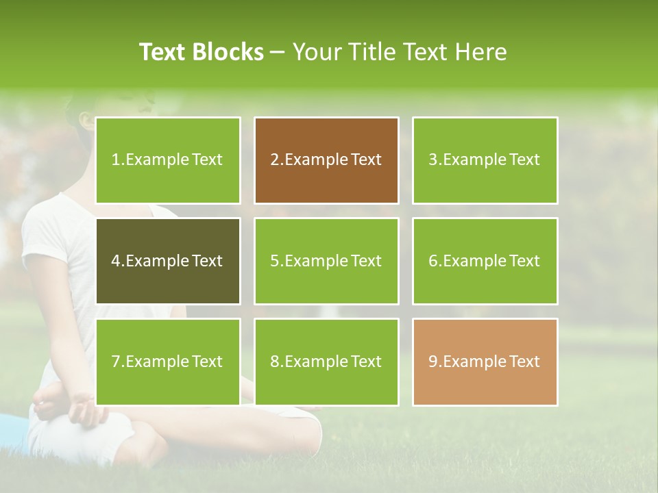 Sports Nature Concentration PowerPoint Template