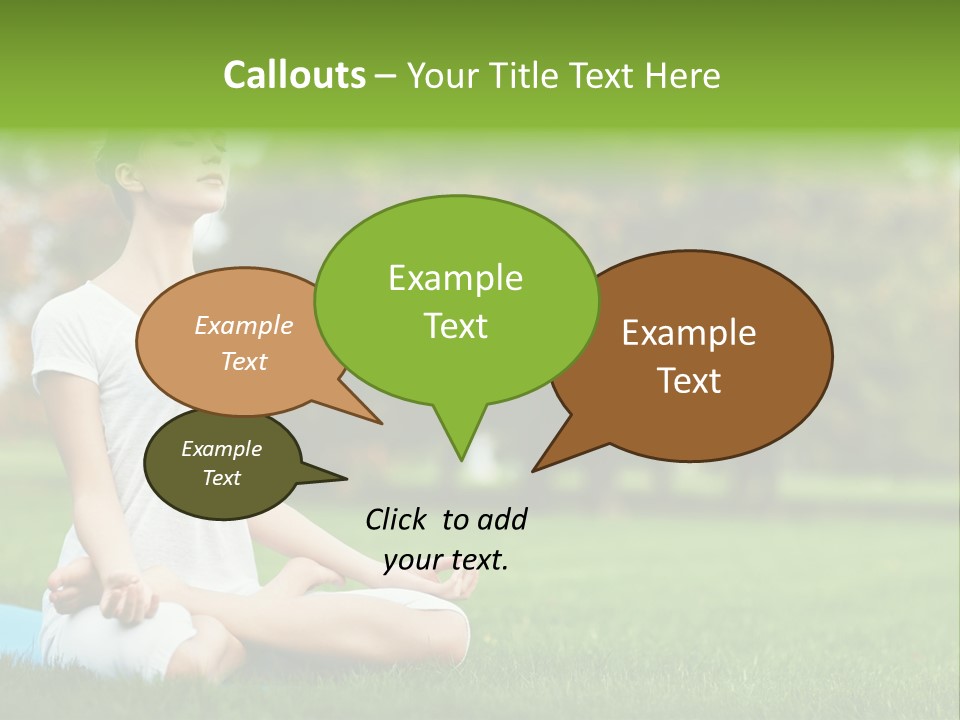 Sports Nature Concentration PowerPoint Template