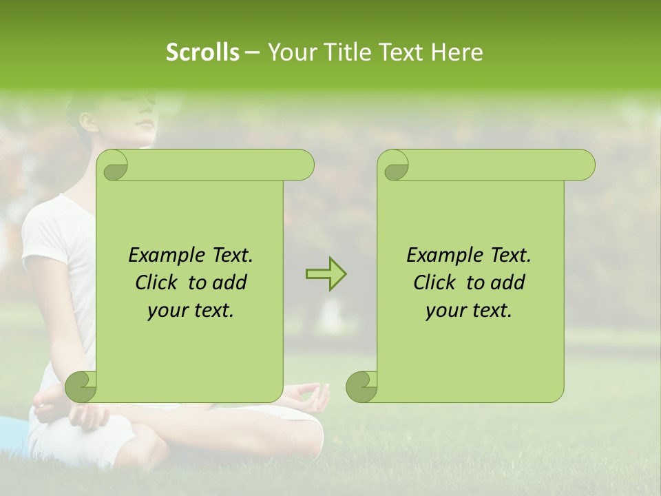 Sports Nature Concentration PowerPoint Template