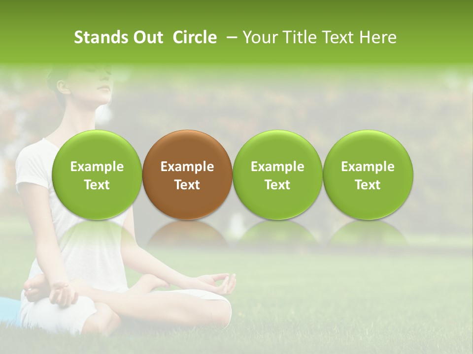 Sports Nature Concentration PowerPoint Template
